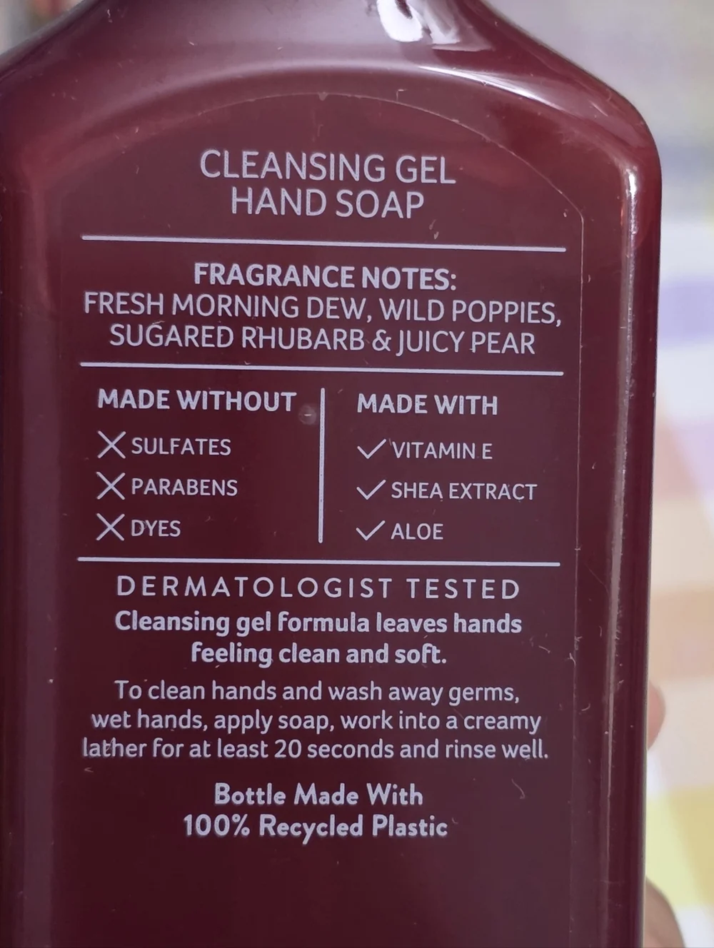 Bath & Body Works Poppy Cleansing Gel Hand Soap Set of 2 NEW RARE